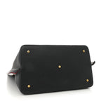 Grainy Calfskin VLogo Escape Hobo Bag Black