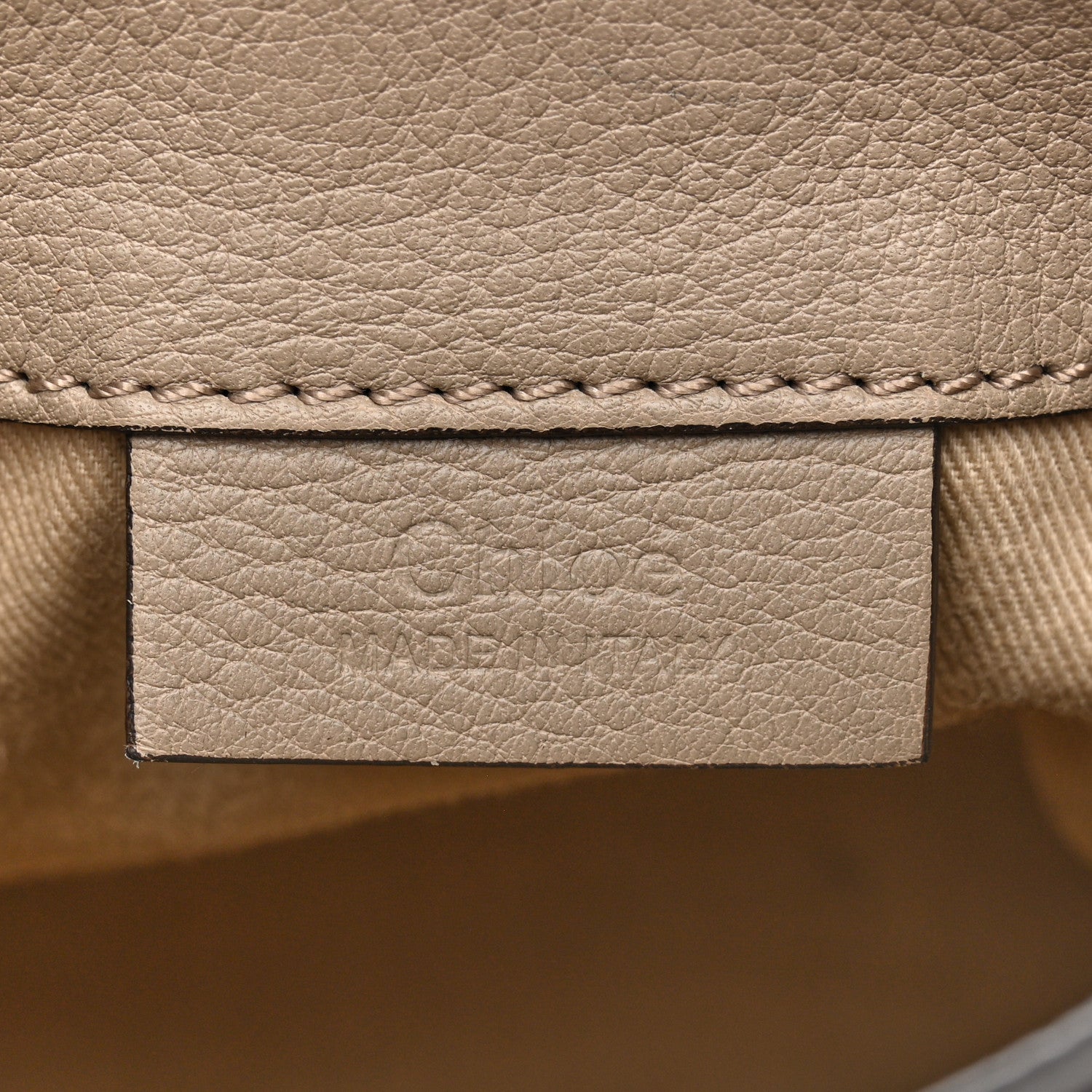 Suede Calfskin Mini Faye Backpack Motty Grey