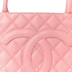 Caviar Medallion CC Tote Light Pink