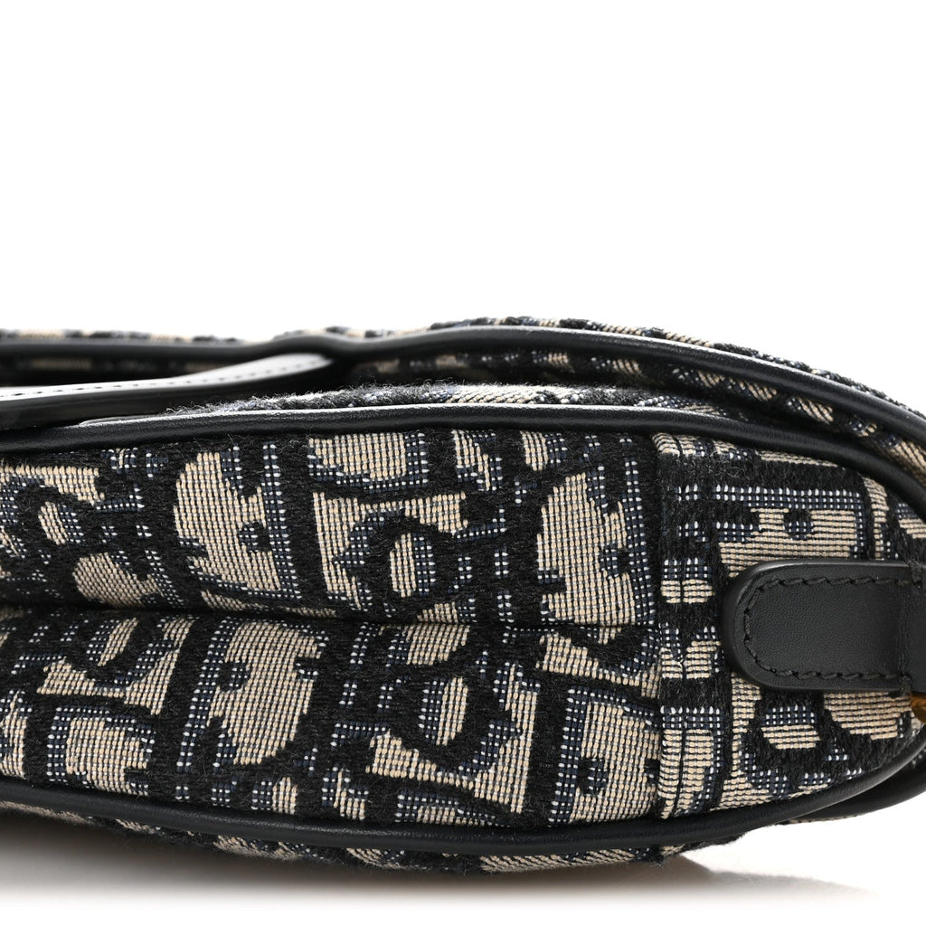 Oblique Mini Saddle Bag Blue