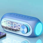 Wireless Bluetooth Speaker HD Led Display Multifunction Stereo Bass Speakers Alarm Clock FM Radio TF Card Aux Music Playback.