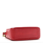 Pebbled Calfskin Small Soho Disco Bag Tabasco Red