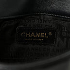Lambskin Quilted Mini Chocolate Bar Flap Black
