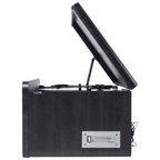 Monument 8-in-1 Wood Music Center with 3-Speed Turntable and Dual Bluetooth