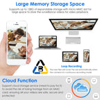 E27 WiFi Bulb Digital Camera 1080P FHD WiFi IP Pan Tilt Security Surveillance Camera with Two-Way Audio Night Vision Motion Detection Function APP Control