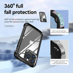 High Quality Clean Pc,Tpu And Metal Bumper Case For Iphone 13 Pro In Black