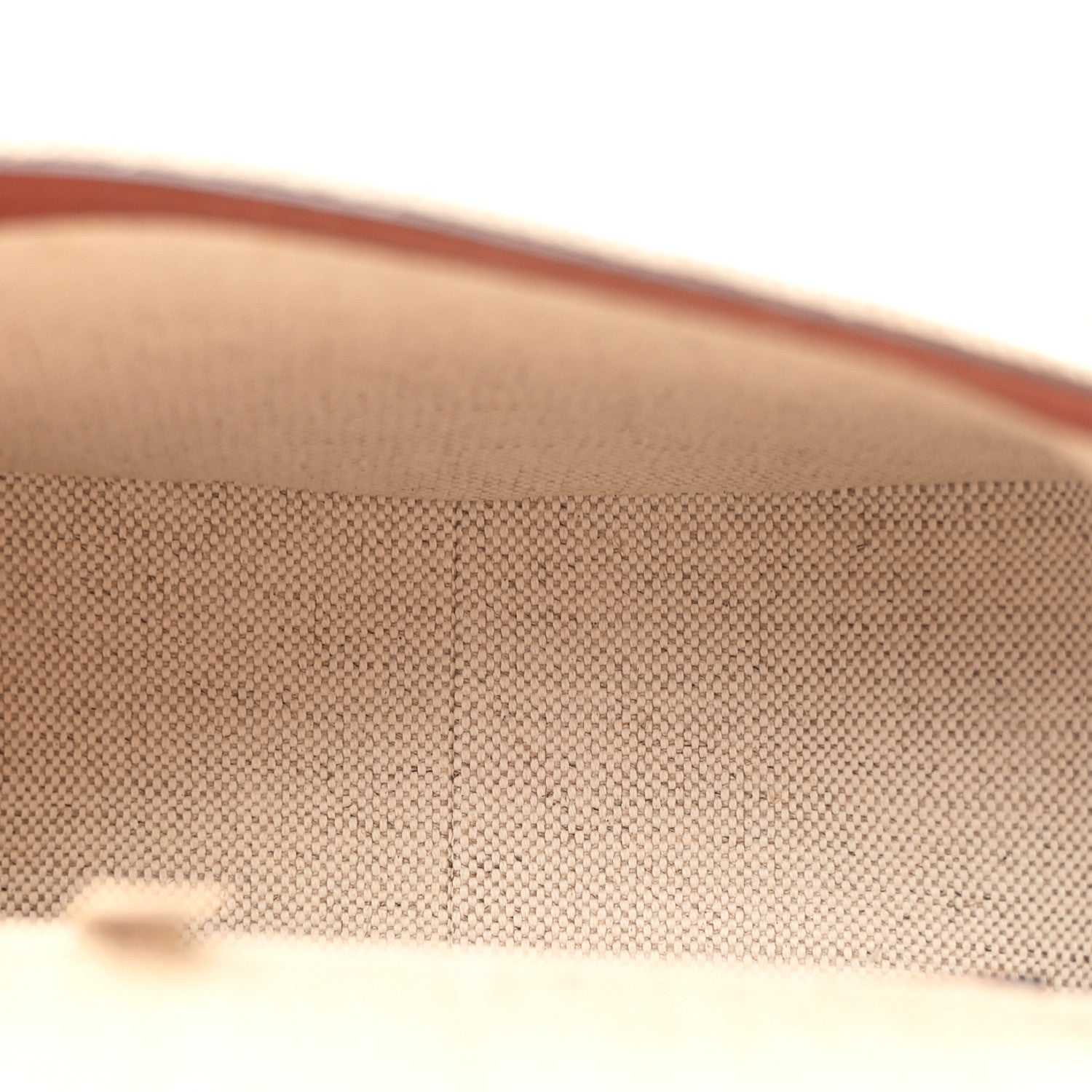 Linen Calfskin Small Marcie Saddle Bag Sepia Brown