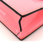 Patent Calfskin Small Elisa Baguette Bubble Gum