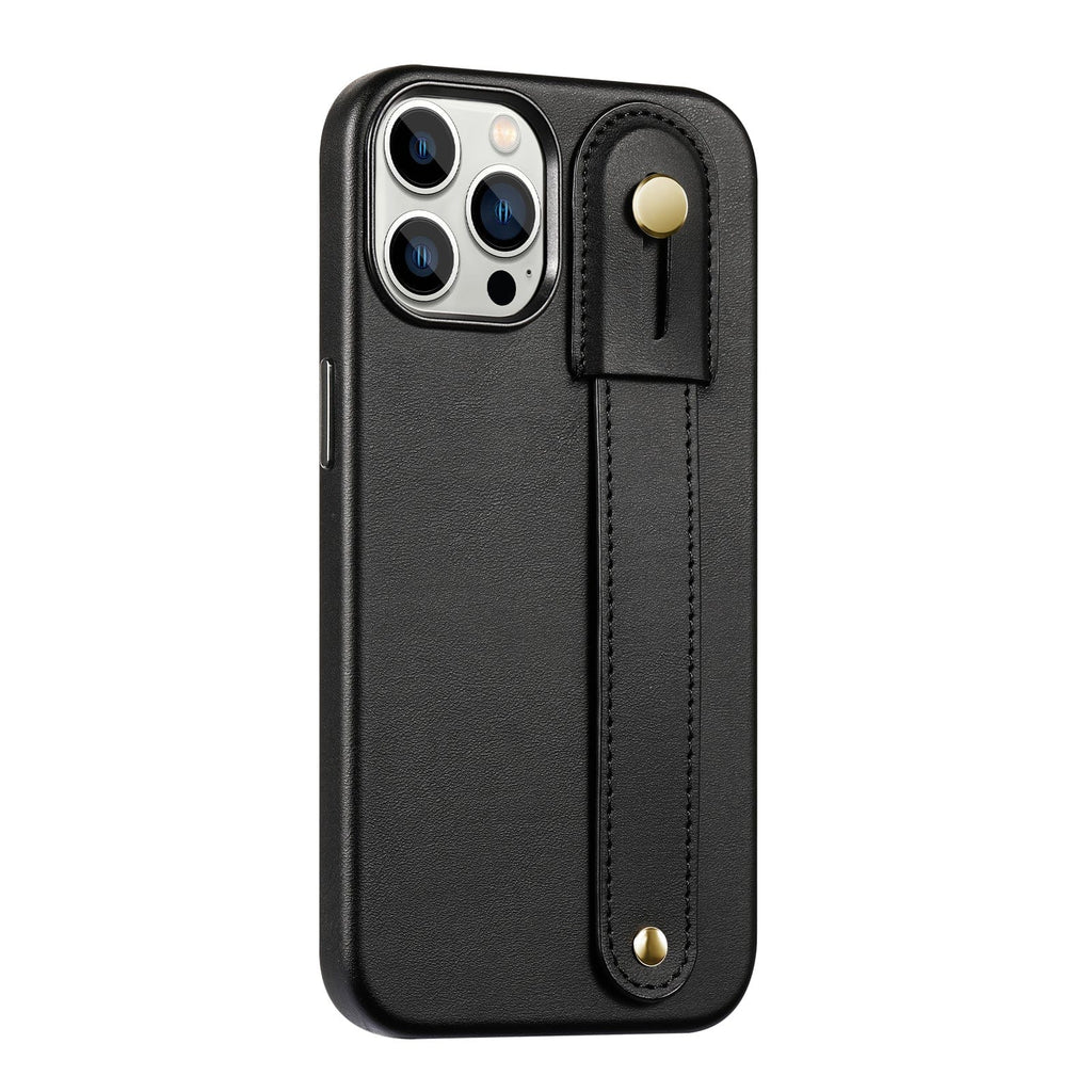 SAHARA - Indy Series Leather FingerGrip Case - iPhone 14 Pro