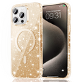 Entronix [Magnetic] Case Compatible with iPhone 15 Pro - [Hard Back] Glitter Color