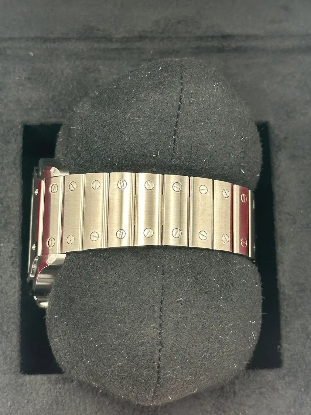 Cartier Santos De Cartier WSSA0018 White Dial Large