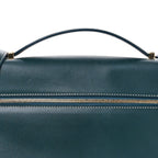 Smooth Calfskin Extra Bag L27 New Petrolio