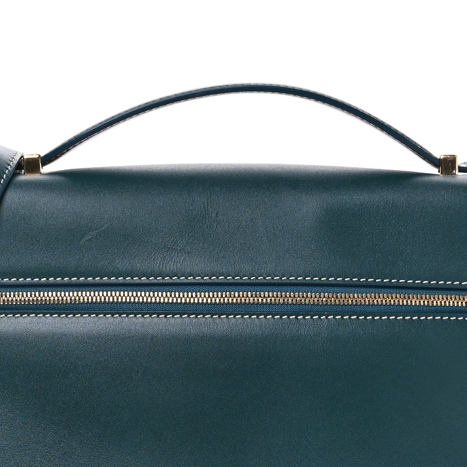 Smooth Calfskin Extra Bag L27 New Petrolio