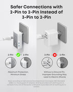 Anker Laptop Power Bank (25K, 165W, Built-In and Retractable Cables) and Anker Nano Travel Adapter (5-in-1, 20W, 1-Pack)