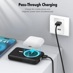 Entronix [Magnetic] Wireless Power Bank - 10000 mAh USB-C/iPhone/Android