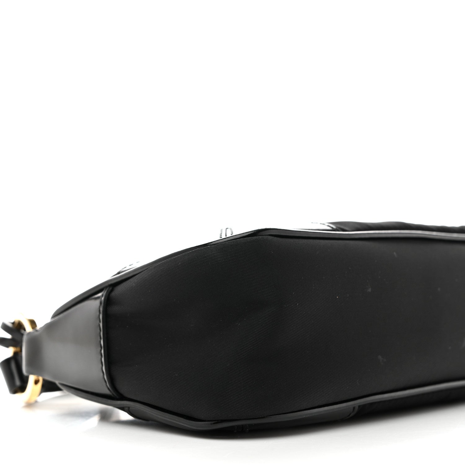 Re-Nylon Spazzolato Re-Edition 2002 Shoulder Bag Black