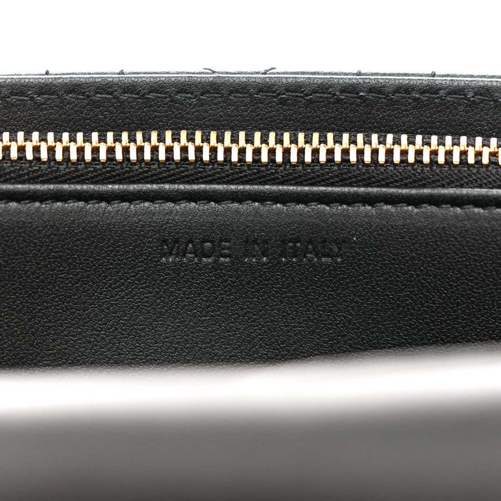 Lambskin Cannage Chain My Dior Daily Chain Pouch Black