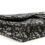 Oblique Saddle Chain Pouch Blue