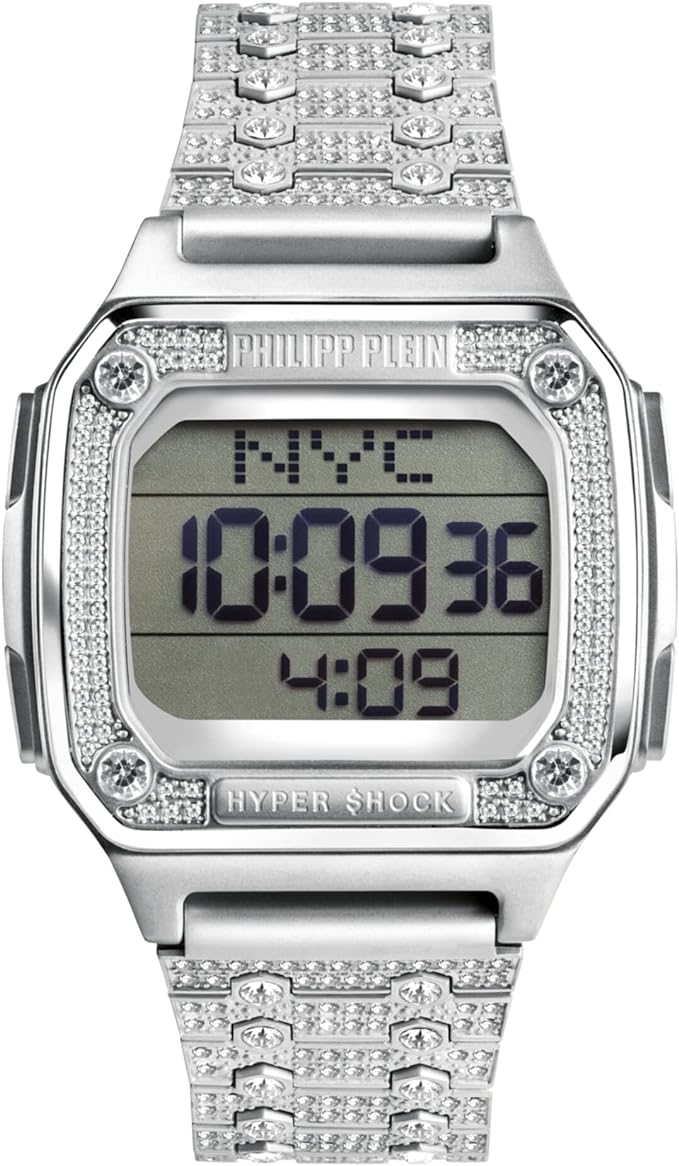 Philipp Plein Watch Hyper Shock Silver