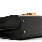 Grain de Poudre Mini Classic Monogram Cassandra Top Handle Black
