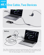 Anker Prime Power Bank (20K, 200W) and Anker 140W 2-in-1 USB-C to USB-C Cable