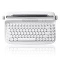 ACTTO B303 Wireless Keyboard, Retro Bluetooth Aesthetic Typewriter Style Keyboard with Integrated Stand for Multi-Device