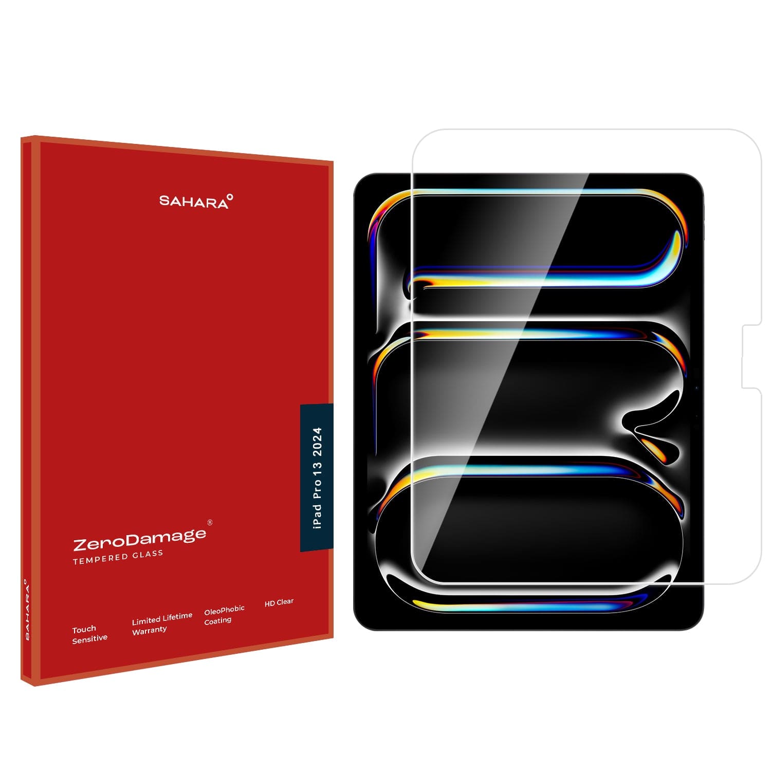 SAHARA - ZeroDamage Ultra-Strong Tempered Glass Screen Protector - iPad Pro 13" M4