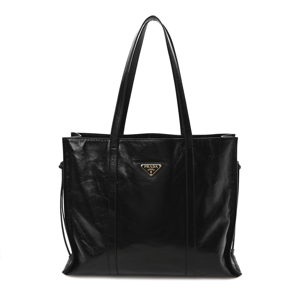 Soft Lux Large Shopping Tote Black