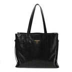 Soft Lux Large Shopping Tote Black