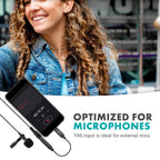 Movo UCMA-1 F 3.5mm TRS Mic to USB Type-C Dongle