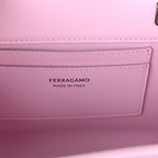Brushed Calfskin Mini Wanda Top Handle Bag Bubble Gum
