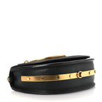 Calfskin Small Nile Bracelet Minaudiere Bag Black