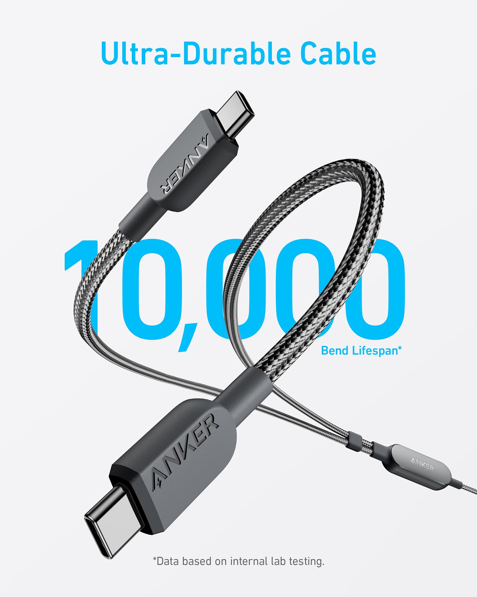 Anker Nano Wireless Car Charger (Magnetic, Detachable Pad) and Anker 140W 2-in-1 USB-C to USB-C Cable