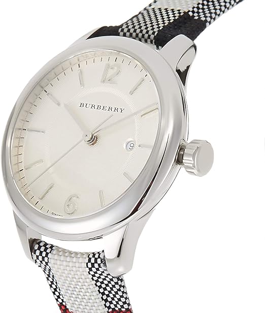 Burberry Ladies Watch The Classic Horseferry 32mm Silver