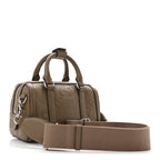 Piuma Calfskin Jumbo GG Embossed Mini Duffle Bag Good Taupe