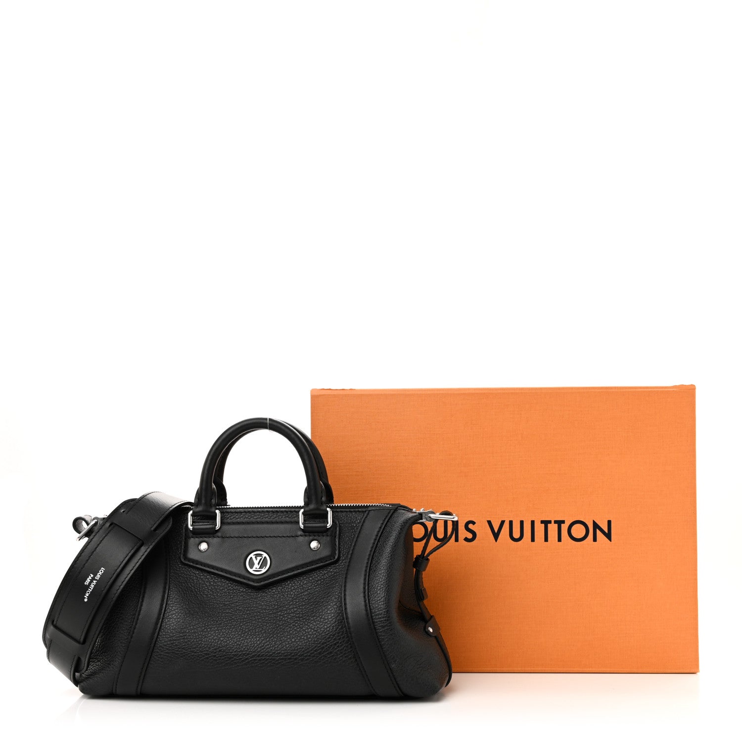 Pixel Lambskin LV Biker PM Black
