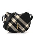 Jacquard Check Rocking Horse Crossbody Black