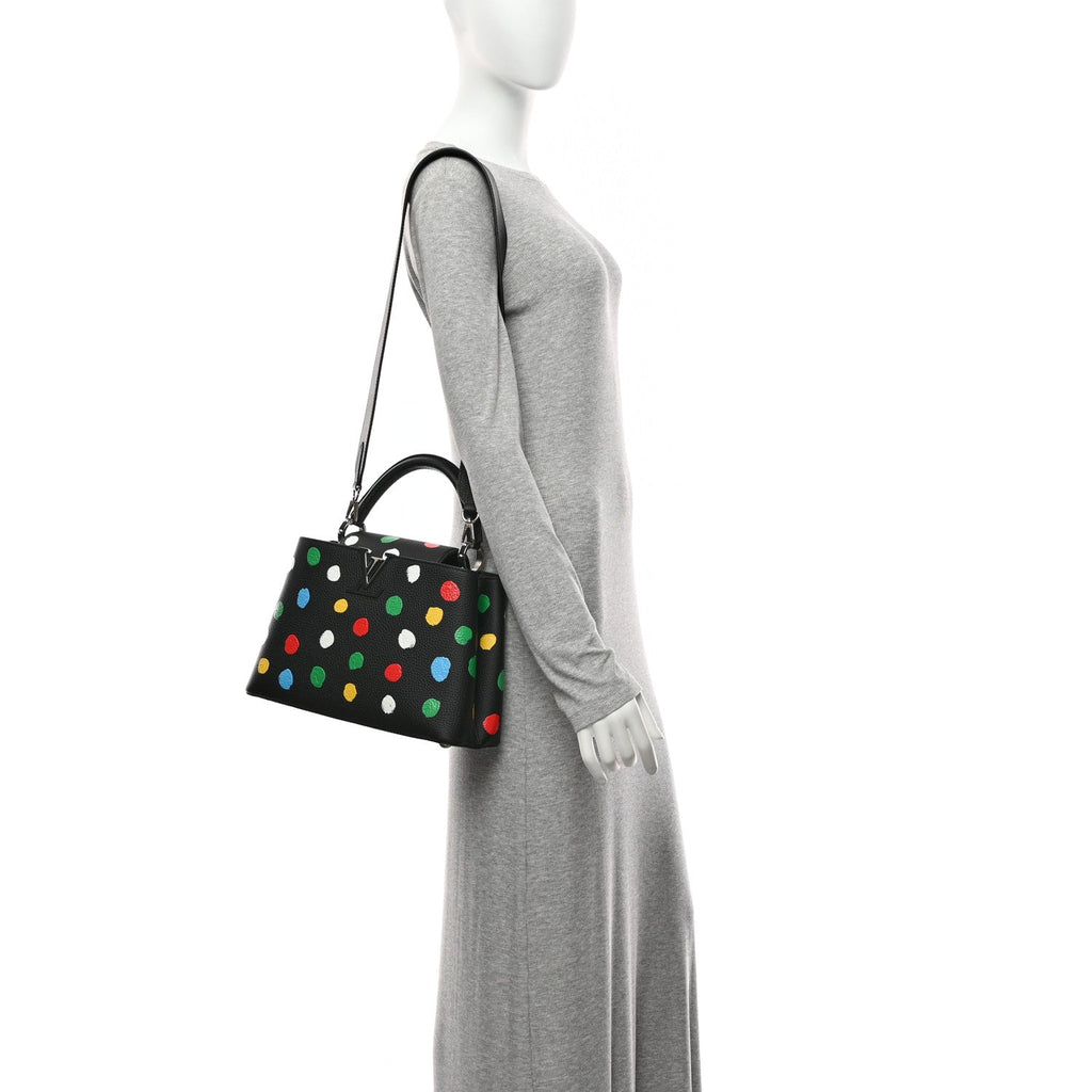 LV X YK Taurillon Capucine MM Black