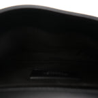 Calfskin Quilted CC Uniform Flap Belt Bag Black