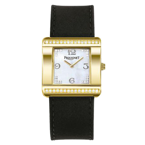 Pequignet Ladies' Sorella 30mm 18K Yellow Gold Diamond Watch