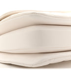 Lambskin Lacquered Quilted Small Trendy CC Dual Handle Flap Bag White