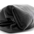 Smooth Butter Calf The Pouch Oversized Clutch Black