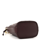 Lambskin Carre Quilted Cassandre Small Bucket Bag Hot Wine
