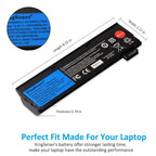 Kingsener 10.8V 6600mAh Laptop Battery Compatible with Lenovo ThinkPad T470, T480, T570, T580, P51S, P52S - Models 01AV427, 01AV428, 01AV423, SB10K97580, 61++