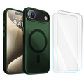 Entronix Bundle Compatible with iPhone 17 Air - [Magnetic] Translucent Matte Case & 2 Clear Screen Protectors