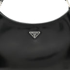 Spazzolato Cleo Shoulder Bag Black