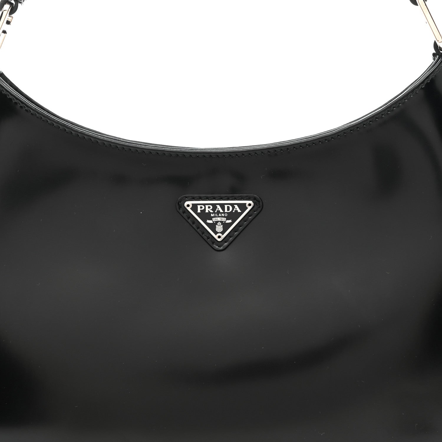 Spazzolato Cleo Shoulder Bag Black