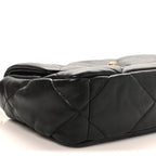Lambskin Quilted Medium Chanel 19 Flap Black