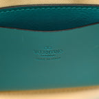 Calfskin Vlogo Bucket Bag Blue