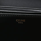 Shiny Calfskin Medium Triomphe Black